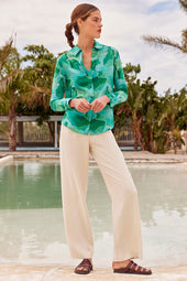 Chemisier en soie Provence