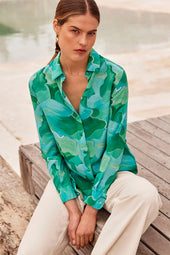 Chemisier en soie Provence