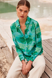 Chemisier en soie Provence