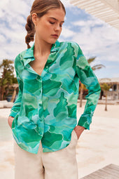 Chemisier en soie Provence