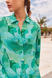 Chemisier en soie Provence