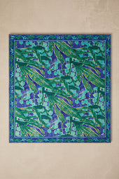 Foulard en soie Myrtille