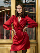 Robe Fougueuse Rouge Carmin