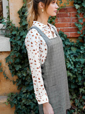 Robe Salopette Carreaux