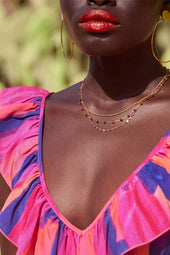 Collier Pampille Violet