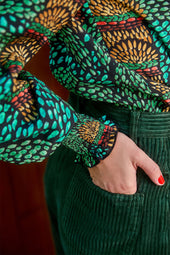 Blouse Séduisante Burger Tropical