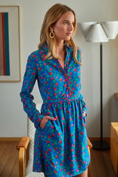Robe Splendide Flying Strawberries Blue