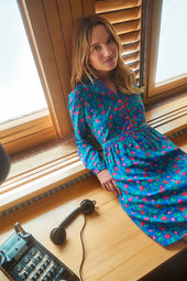 Robe Splendide Flying Strawberries Blue