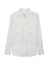 Chemisier en soie Blanc Innocent