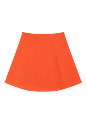 Mini Skirt Brick in Lyocell