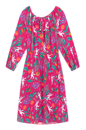 Robe Radieuse en soie Astro Tennis