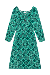Robe Radieuse en soie Saxo Fleur