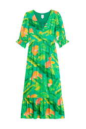 Robe Bohème imprimé Carnaval de Rio