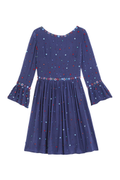 Iris silk dress