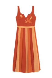 Vestido de seda Hibiscus