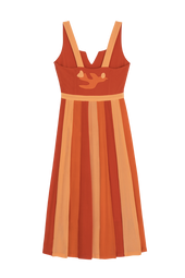 Vestido de seda Hibiscus