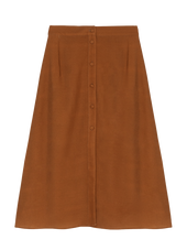 Jupe boutonnée Cannelle