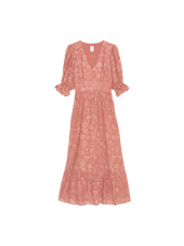 Robe Bohème imprimé Cappadoce Rose