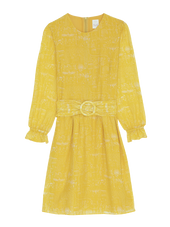 Robe Insolente imprimé Louxor Jaune