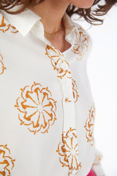 Jeux de Jambes Doré silk Shirt