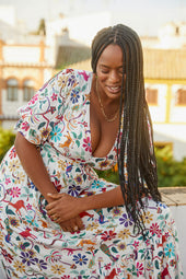 Robe Bohème imprimé Jaipur