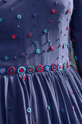 Iris silk dress