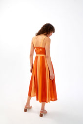 Vestido de seda Hibiscus