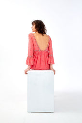 Robe en soie Hortensia