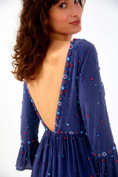 Iris silk dress