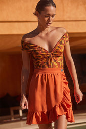 Bloom Rust Skirt