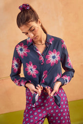 Sicuani Navy blouse