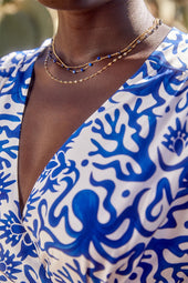 Collier Pampille Bleu