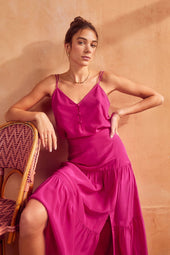 Skirt Pétillante in Granita silk