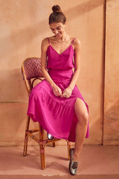 Skirt Pétillante in Granita silk