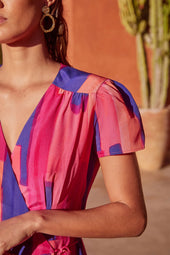 Robe Malicieuse en soie Horizon