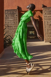Robe Volage en soie L'Amazonie