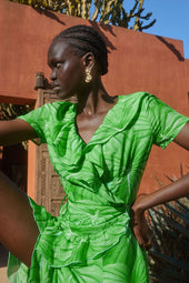 Robe Volage en soie L'Amazonie