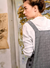 Robe Salopette Carreaux