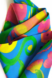 Bandeau en soie Puno