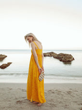 Robe longue taille empire Allumer le Feu