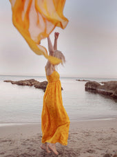 Robe longue taille empire Allumer le Feu