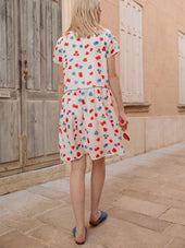 Robe T-shirt en soie coton Les Sucettes