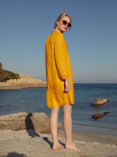 Robe tunique en soie Allumer le Feu